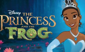 movie poster of Disney's The Princess and the Frog