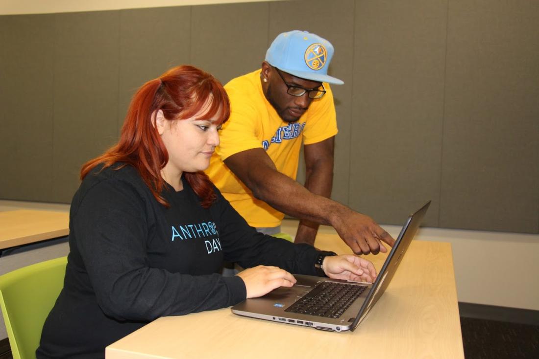 Students Working on a Laptop
