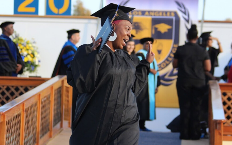 Student at Graduation